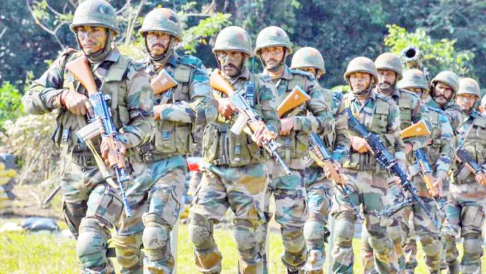 भारताकडे जगातील सर्वात मोठे पायदळ