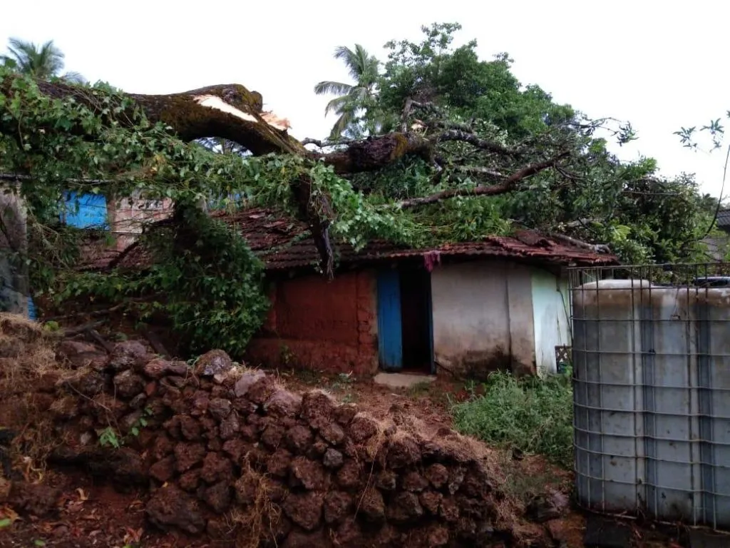 डिचोली तालुक्मयात हलक्मया पावसाच्या सरी.