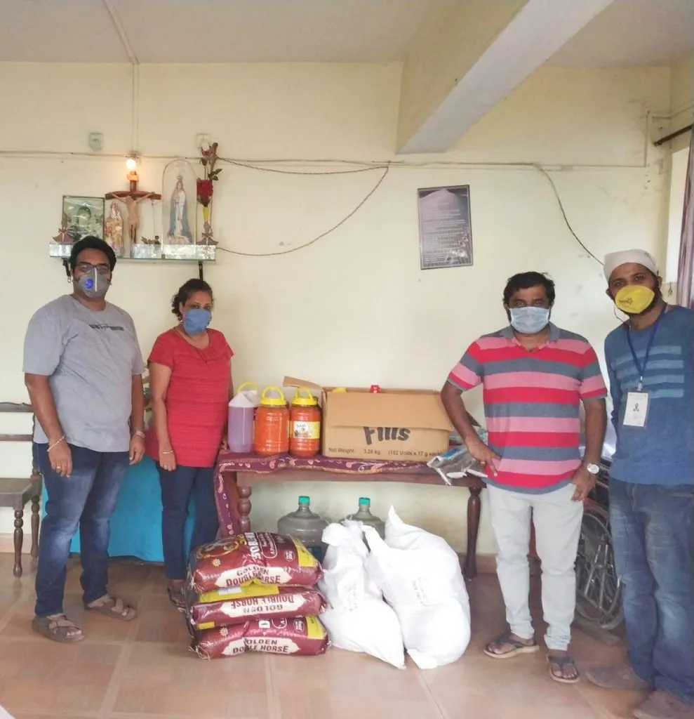 पोर्ट टाऊन जेसीआयतर्फे गरजूंना जीवनावश्यक वस्तू प्रदान