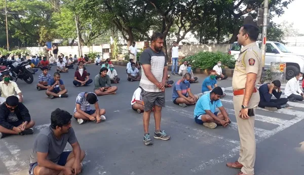 इचलकरंजीत मॉर्निंग वॉक करणाऱ्या ७५ जणांवर गुन्हा दाखल