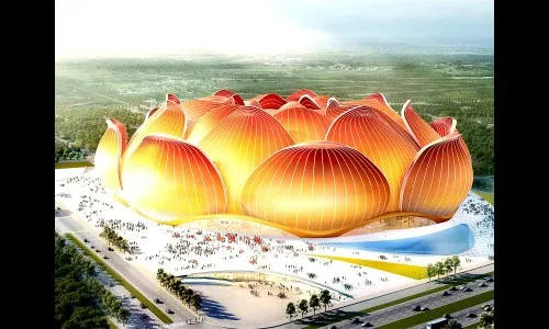 चीनमध्ये होणार सर्वात मोठे फुटबॉल स्टेडियम