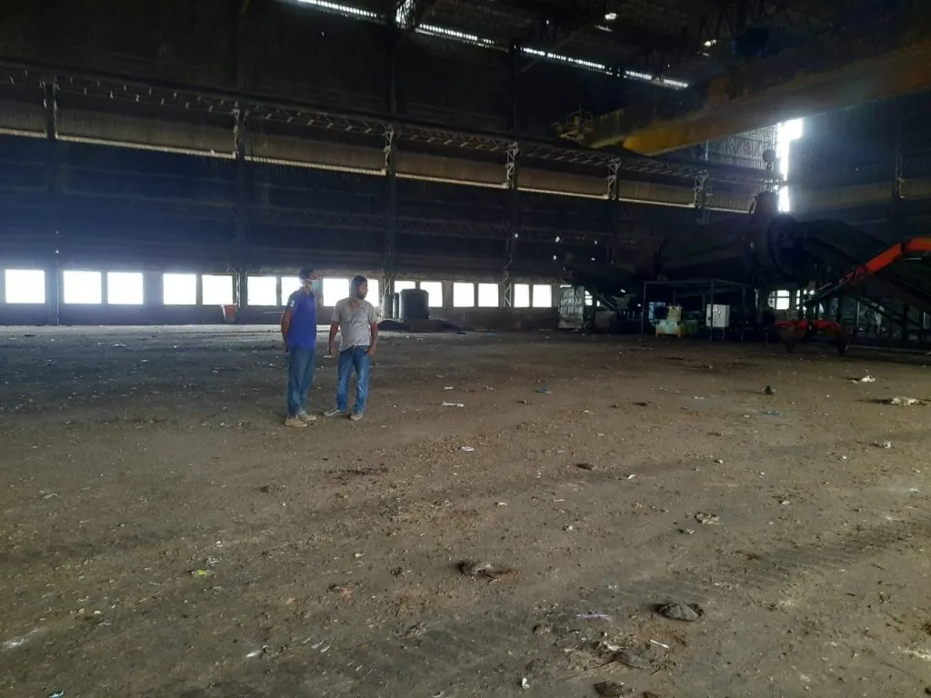 सोनसडा प्रकल्पाच्या शेडमधील कचरा पूर्णपणे हटविला