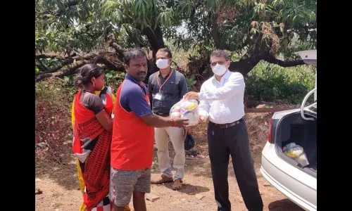 भाजपच्या 40 व्या वर्धापनदिनी शिधावाटपाचे समाजकार्य