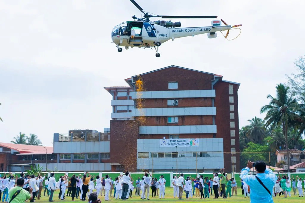 गोवा आरोग्य सेवेचे सशस्त्रदलाकडून अभिनंदन