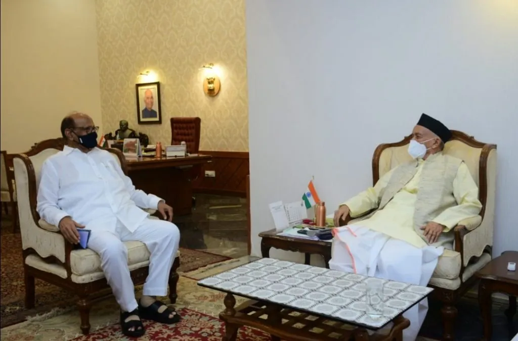 शरद पवारांनी घेतली राज्यपालांची भेट