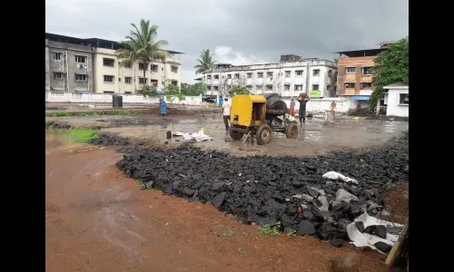 चिपळुणातील पार्किंग झोनचे काम सुरू