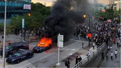 अमेरिका हिंसाचार : 24 राज्यात 17 हजार सुरक्षा सैनिक तैनात