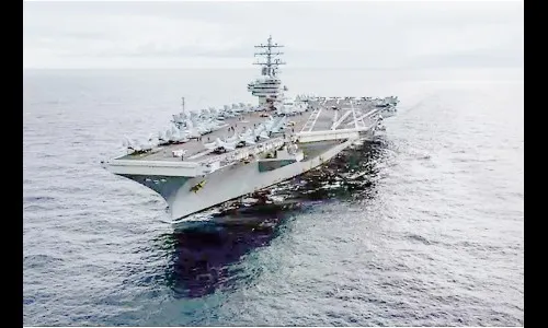 चीनची अरेरावी, अमेरिकेचे शक्तिप्रदर्शन