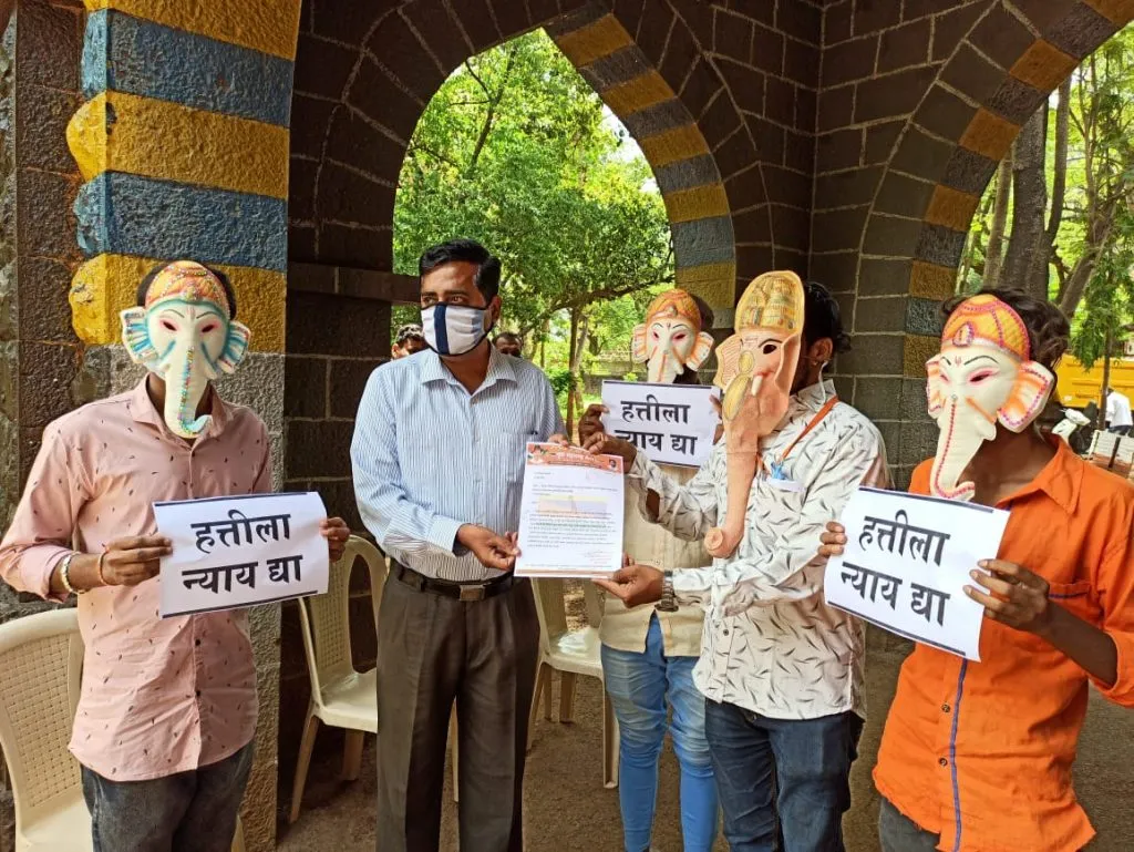 केरळमधील हत्तीणीची हत्या करणाऱ्यांना फाशी द्या