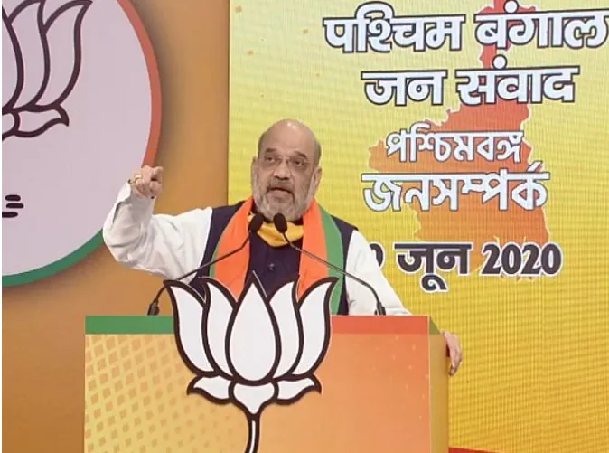 ममतादीदी, ‘कोरोना एक्स्प्रेस’च तृणमूल पक्षाचा ‘निर्गमन मार्ग’ ठरेल : अमित शहा