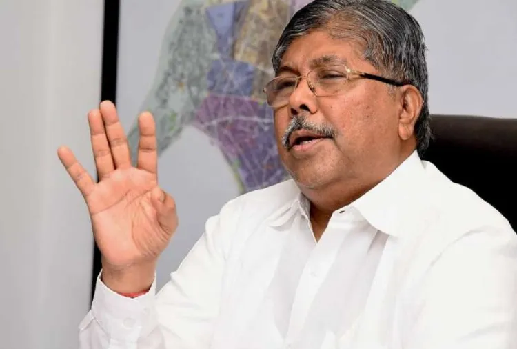 मुश्रीफांनी राज्याचे मंत्री असल्याचे ध्यानात घ्यावे : चंद्रकांत पाटील