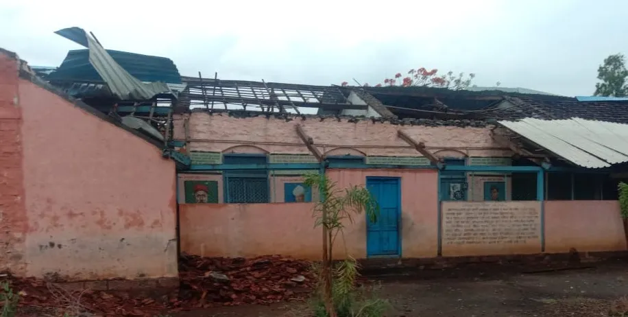 शिरढोण जिल्हा परिषद शाळेच्या दुरुस्तीकडे प्रशासनाचे दुर्लक्ष
