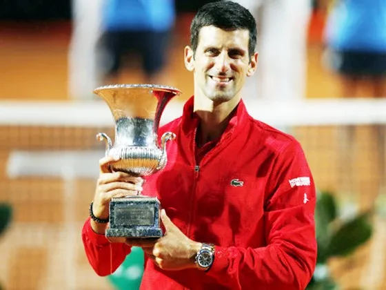 रोममध्ये जोकोव्हिचचे पाचवे विजेतेपद