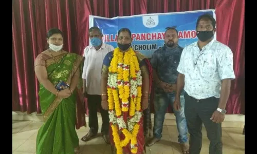 आमोणे सरपंचपदी सालीया गावस बिनविरोध