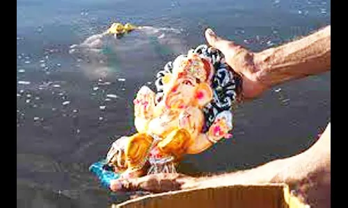 128 वर्षात प्रथमच मिरवणुकीविना विसर्जन