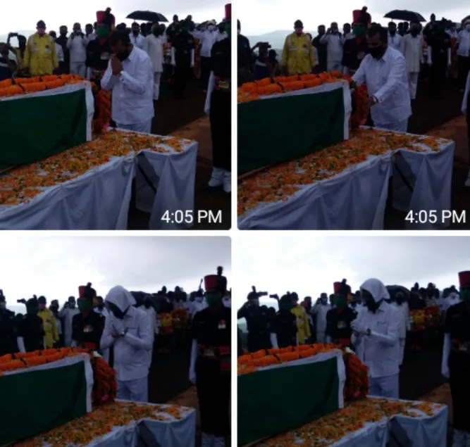 शहीद नायक सचिन जाधव यांच्यावर शासकीय इतमामत अंत्यसंस्कार