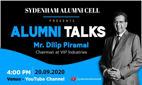 सिडनहॅम अलुम्नि सेलच्या चॅनेलवर ‘अलुम्नि टोक्सच्या पहिल्या पुष्पाचे झाले प्रसारण