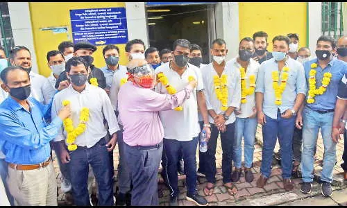 मंत्री जावडेकरांच्या निषेधार्थ काँग्रेसची निदर्शने