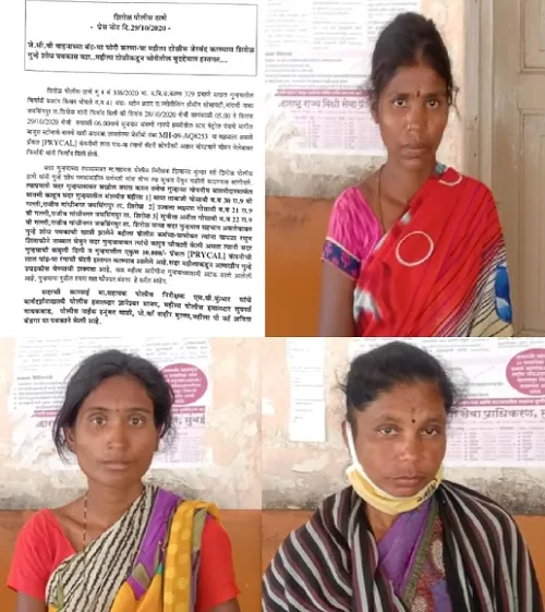 कोल्हापूर : जेसीबी बॅटरी चोरी करणाऱ्या तीन महिलांना अटक