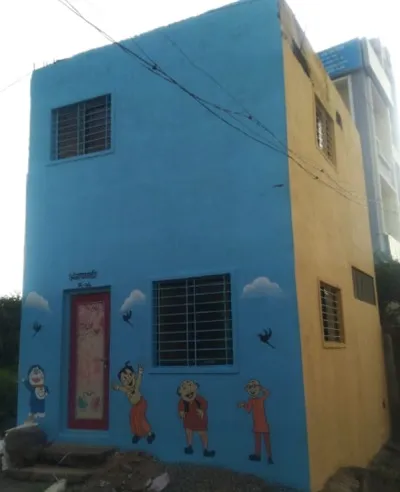 कोल्हापूर : कुंभोजची ‘अंगणवाडी क्रमांक ७६’ची सुंदर सुसज्ज, बोलकी इमारत तयार