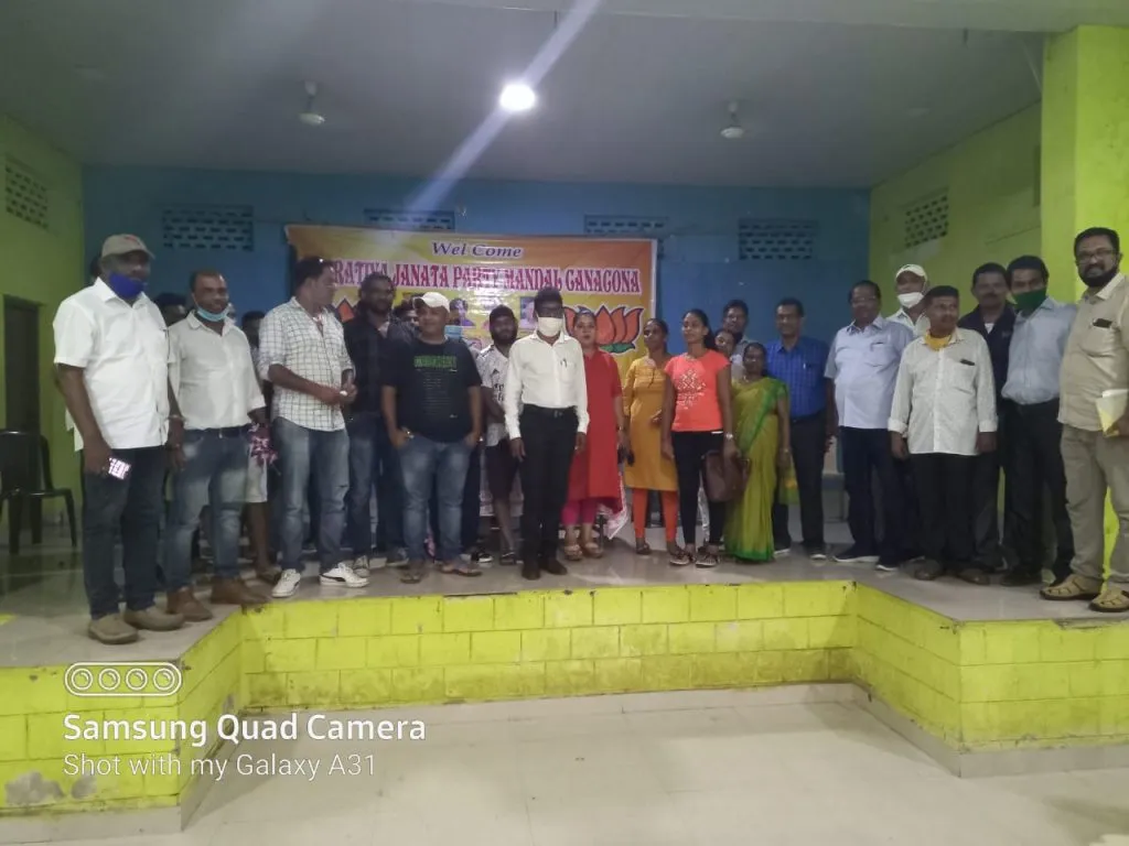 आगोंद येथील 50 कार्यकर्ते भाजपात