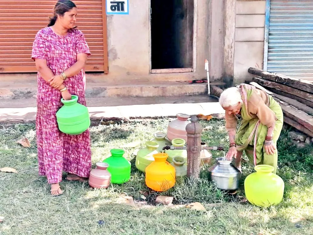 अखेर कणबर्गीत झाली पिण्याच्या पाण्याची सोय