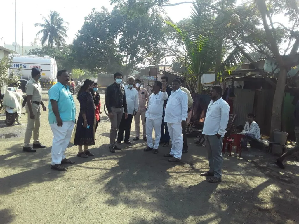 भीमनगर, राजर्षी शाहू कॉलनी, नवीन वसाहत झोपडपट्ट्याना आयुक्तांची भेट