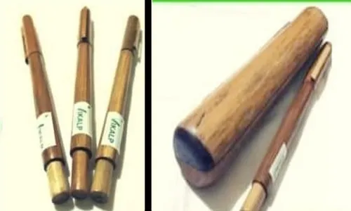 अनोख्या बांबू पेनची यशस्वी निर्मिती