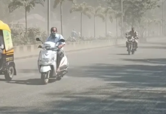 सातारा : जिल्हाधिकारी कार्यालय परिसरात धुळीचे साम्राज्य