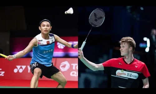 टॉप सीडेड ईंग, अँटोनसेन बॅडमिंटन विजेते