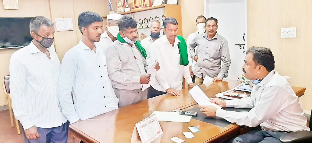 कणबर्गीतील रस्त्यासाठी शेतकरी संघटनेकडून पाठपुरावा