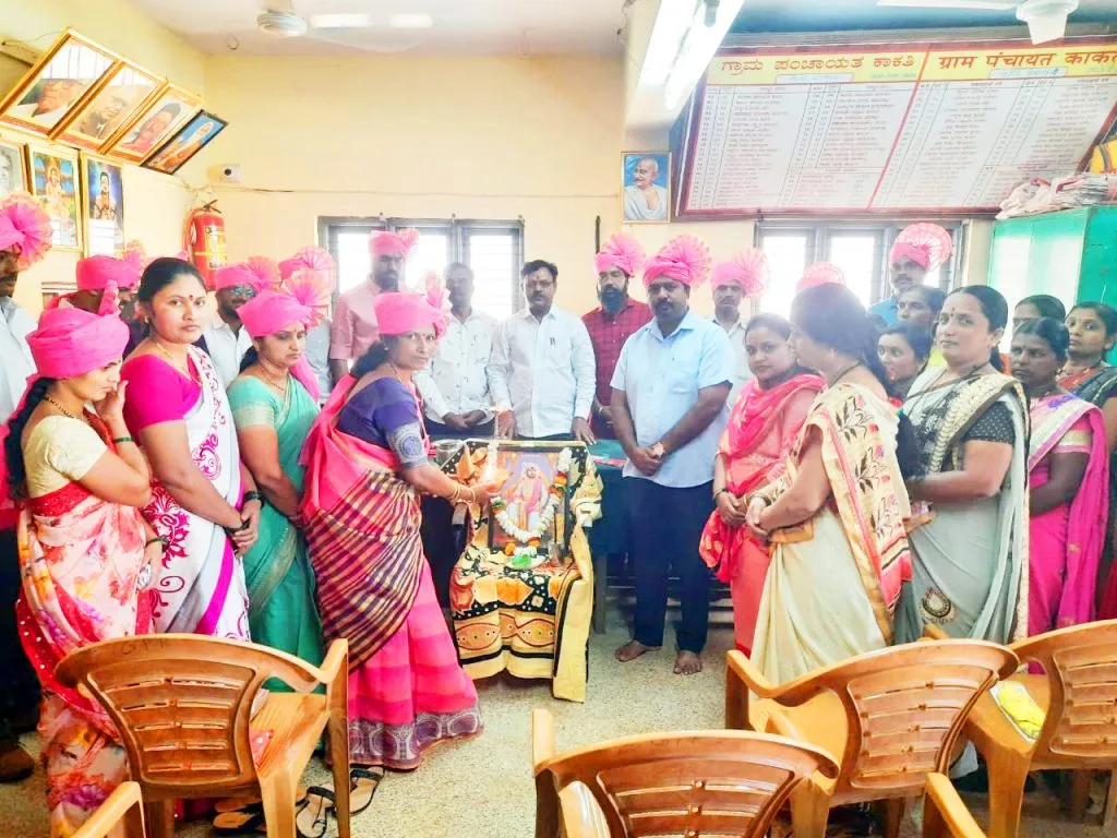 काकती ग्रा. पं. च्या नूतन सदस्यांचा सत्कार – शिवजयंती सोहळा साजरा