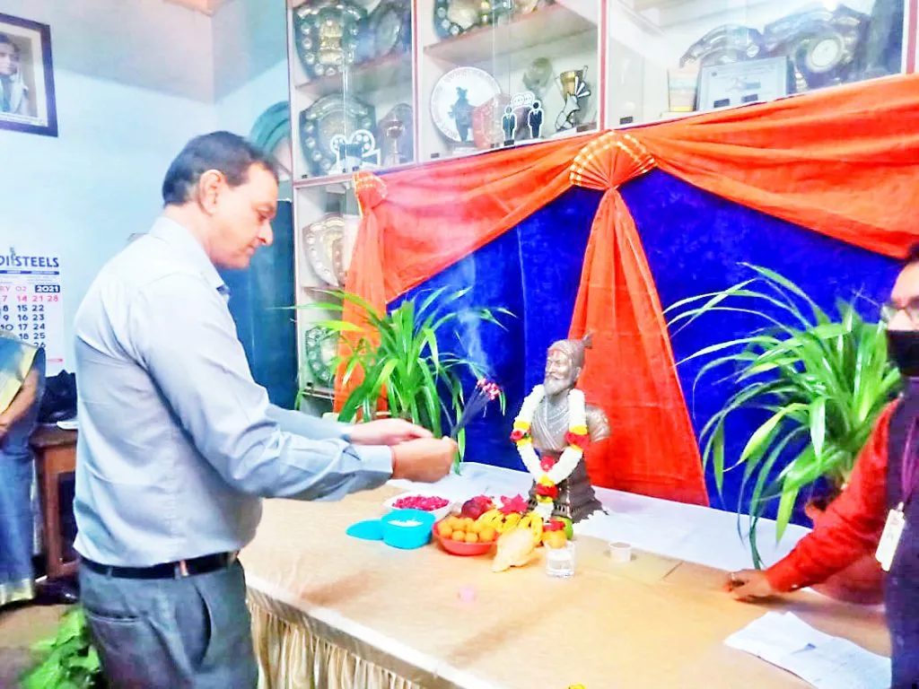 आरपीडी महाविद्यालयात शिवजयंती उत्साहात साजरी