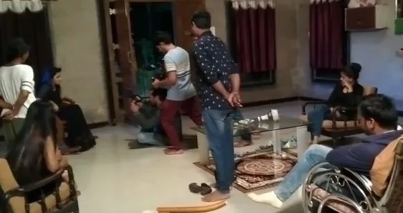 प्रसिध्द कलाकारांच्या उपस्थितीत खेरवसे येथे हिंदी वेबसिरिजचे चित्रीकरण