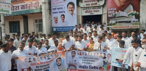 सांगली : इंधन दरवाढीविरोधात काँग्रेसचे धरणे आंदोलन