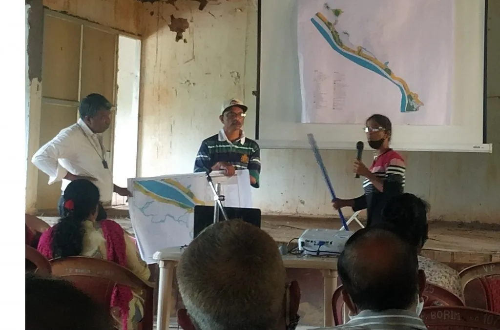 किनारी विभाग आराखडय़ाला बोरी ग्रामसभेत विरोध