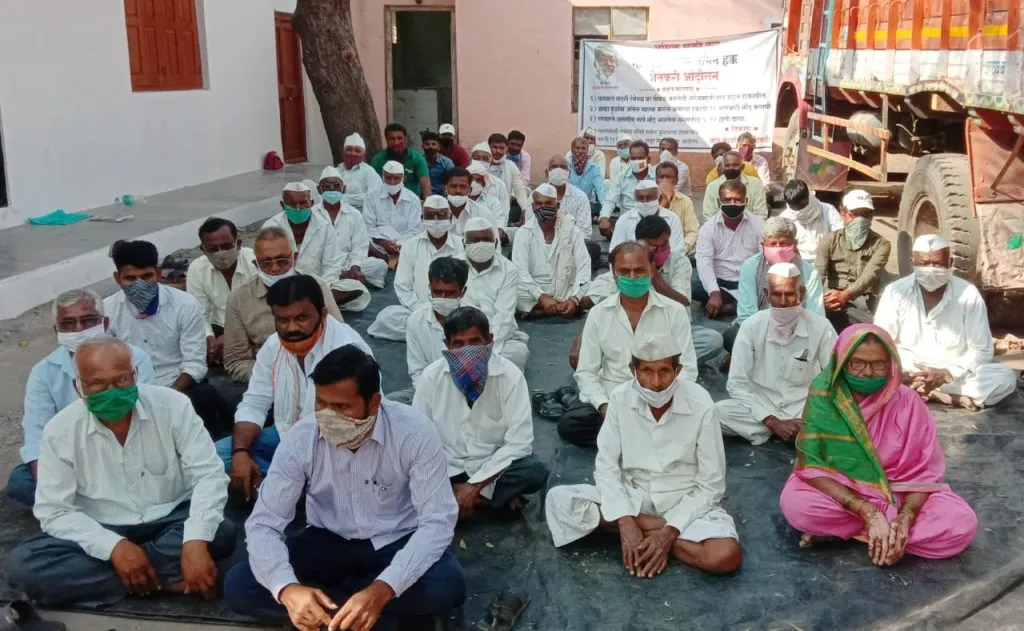 सातारा : कुळ शेतकरी आंदोलन विसाव्या दिवशीही सुरूच