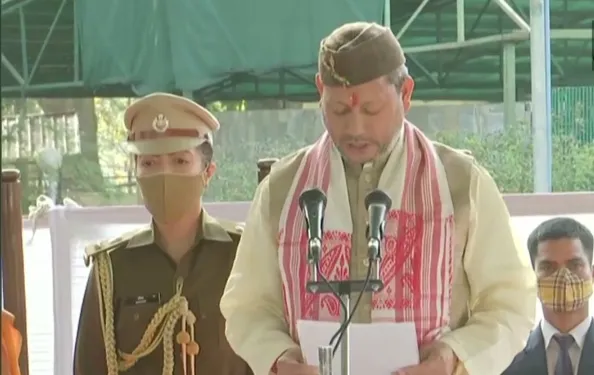 तिरथसिंह रावत उत्तराखंडचे नवे मुख्यमंत्री
