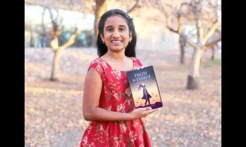 थानवी अमेरिकेतील सर्वात कमी वयाची लेखिका