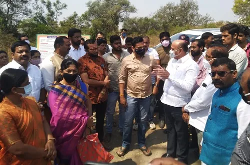 सांगली : शिराळा येथील भूईकोट किल्ल्याची खा. धैर्यशील मानेंनी केली पाहणी