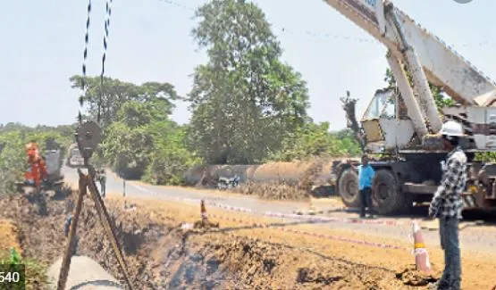 कोल्हापूर : थेट पाईप लाईनच्या कामाला गती