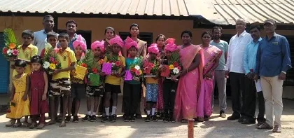 वेतवडे येथील विद्यार्थ्यांनी 11 कि.मी. धावत दिला महिला सबलीकरणाचा संदेश