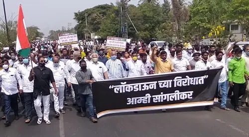 सांगली : निर्बंध कडक करा, पण व्यापार सुरू ठेवू द्या