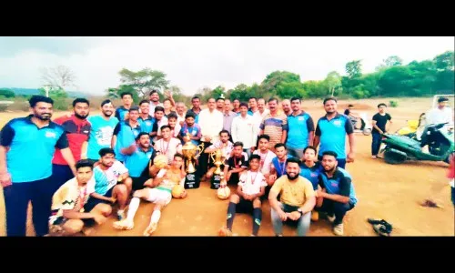 उचगाव फुटबॉल स्पर्धेत एचएमडी संघ विजेता