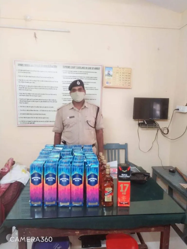 वास्को रेल्वे स्थानकावर मद्य साठा जप्त