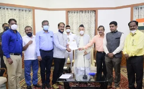 राज्यातील पत्रकारांचे राज्यपालांना साकडे