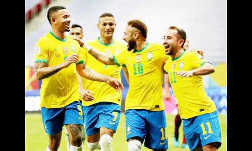 ब्राझीलची व्हेनेझुएलावर मात