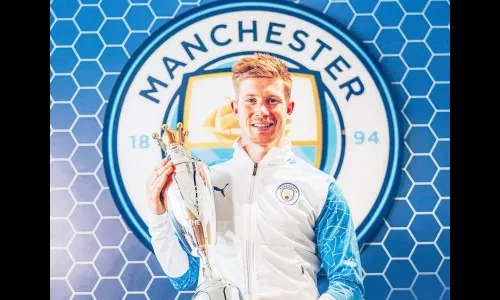 केव्हिन डी ब्रुईन सर्वोत्तम फुटबॉलपटू