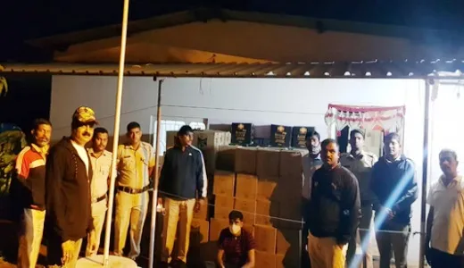 गोव्यातून राजस्थानकडे नेण्यात येणारी १८ लाखांची दारू जप्त