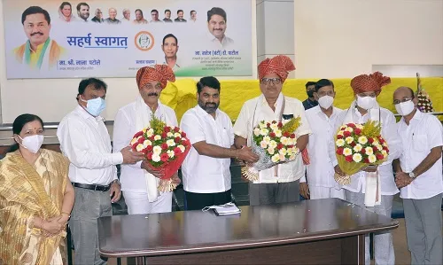 कोल्हापूर : प्रदेश काँग्रेसच्या नूतन पदाधिकाऱ्यांचा सत्कार